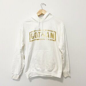 Gotham Gym White Hoodie Size Small